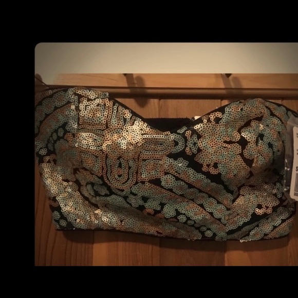 Bustier Crop Top Large - Picture 2 of 3